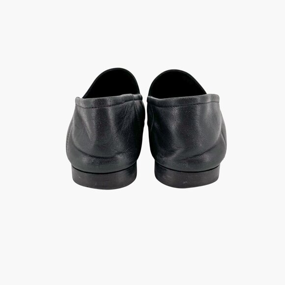 Gucci Brixton Horsebit Flat Loafers Black Leather Size 39 US 9 Women Jordaan - Picture 7 of 15